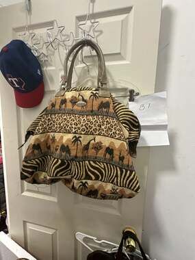 Jade Tapestry Animal Print Travel Tote Bag